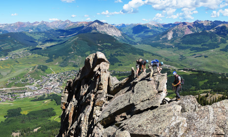 The go-getters will climb Guides Ridge, a rope-supported ascent up an 800-foot ridge to Mt. Crested